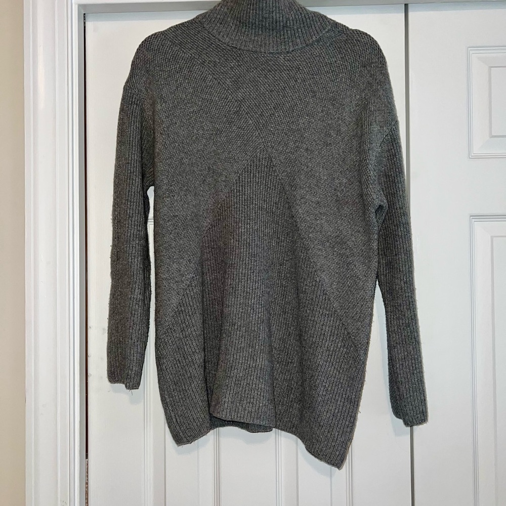 Talbots Women's Mixed Stitch Mock Neck Sweater size Large